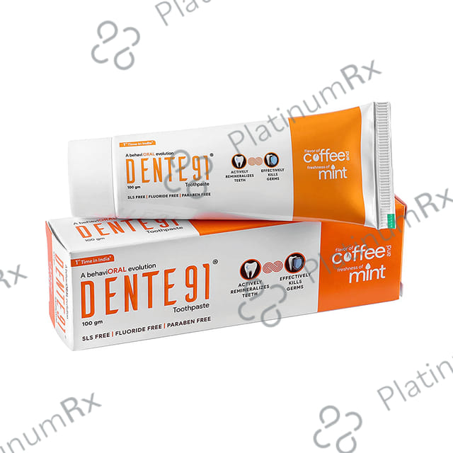 Dente 91 Coffee & Mint Toothpaste 100gm
