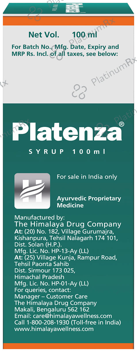 Himalaya Platenza Syrup 100ml