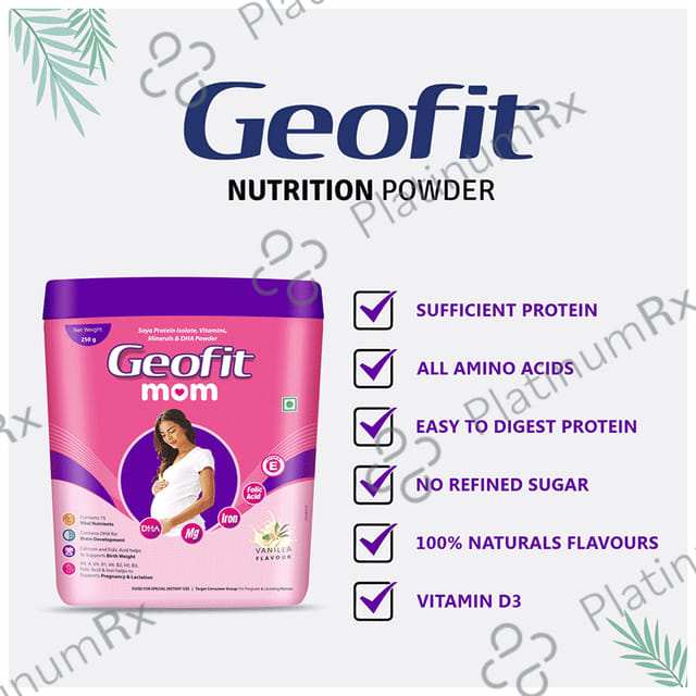 Geofit Mom Powder for Pregnant Women Vanilla