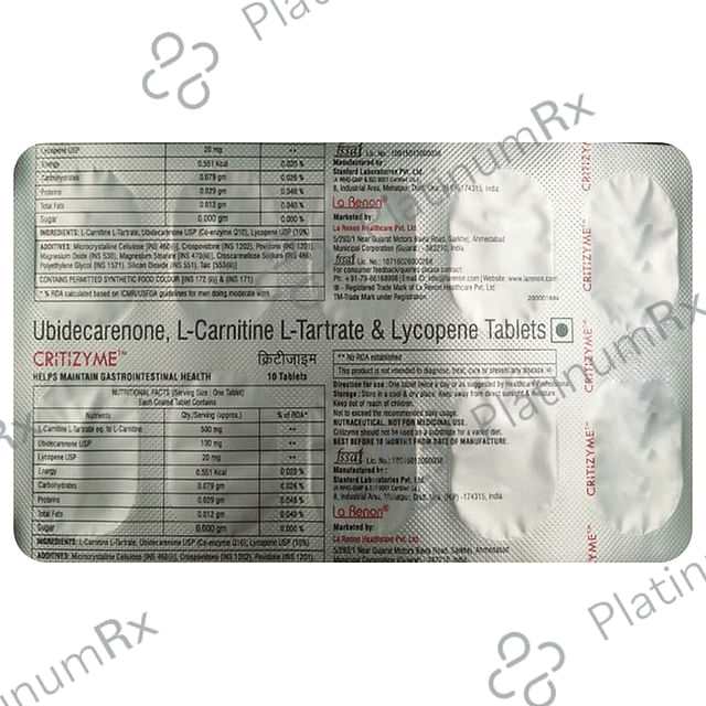 Critizyme Tablet 10s