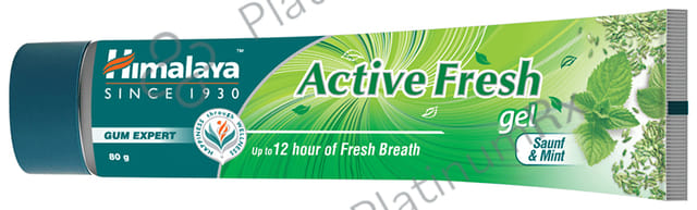 Himalaya Active Fresh Gel Saunf & Mint Flavour Toothpaste 80gm