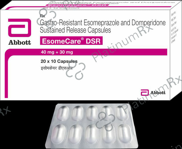 Esomecare DSR 30/40mg Capsule SR 10s