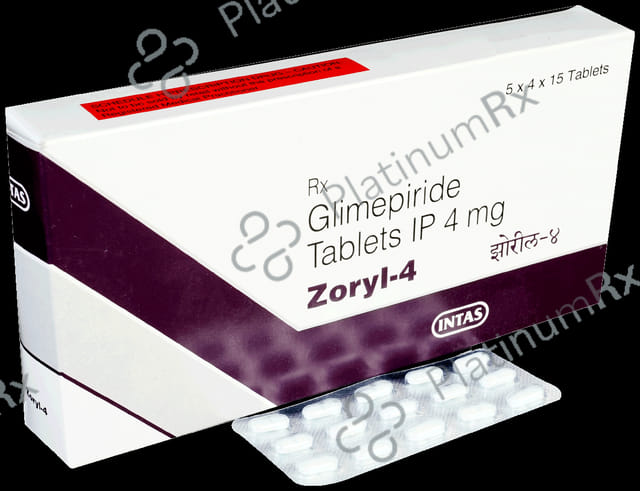 Zoryl 4mg Tablet 15s