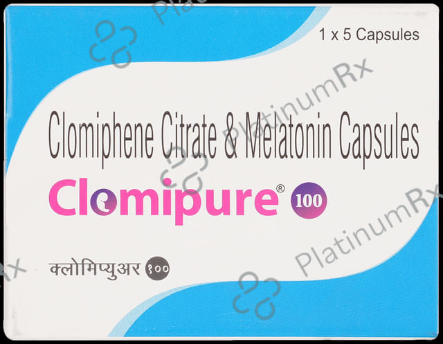 Clomipure 100/3mg Capsule 5s