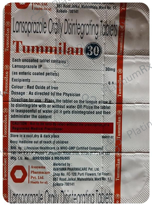 Tummilan 30 Orally Disintegrating Tablet