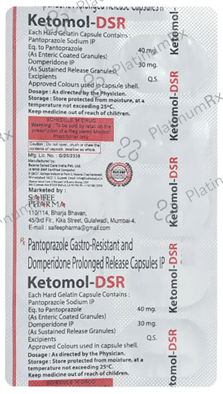 Ketomol DSR Capsule 10s