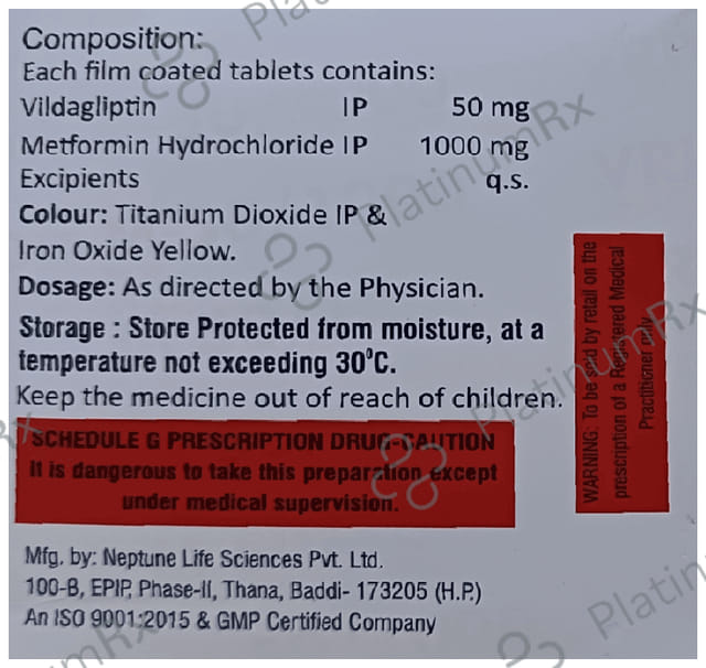 Vrivilda M 50/1000 Tablet