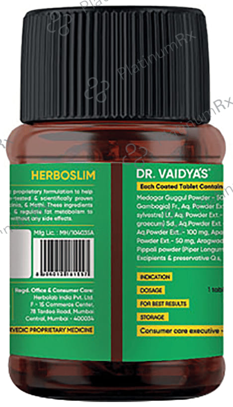 Dr. Vaidya's Herboslim Tablet (30 Tablet)