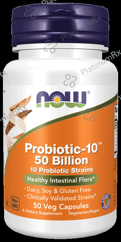 Now Foods Probiotic-10, 50 Billion Veg Capsule