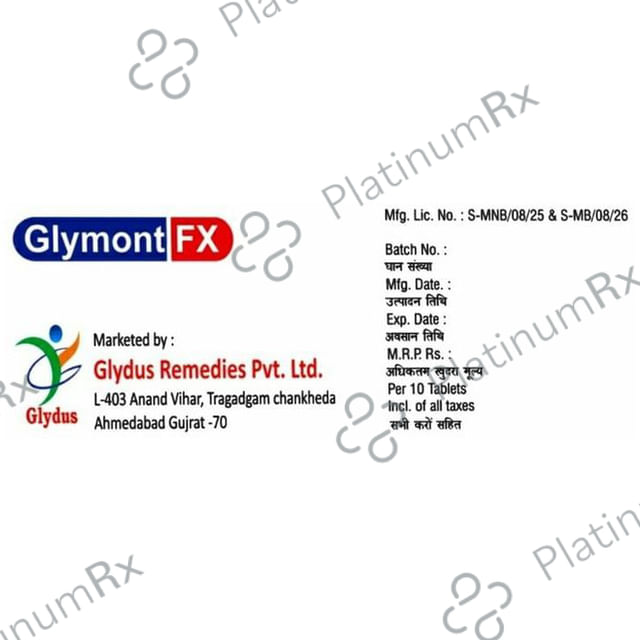 Glymont FX 120/10mg Tablet 10s