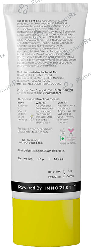 Sun Scoop Ultra Matte Dry Touch SPF 50+ PA+++ Cream 45gm
