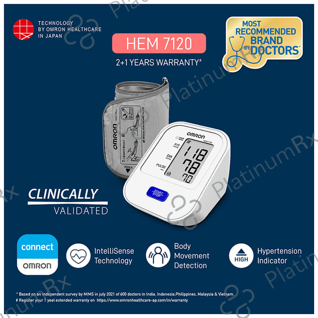 Omron HEM 7120 BP Monitor 1s