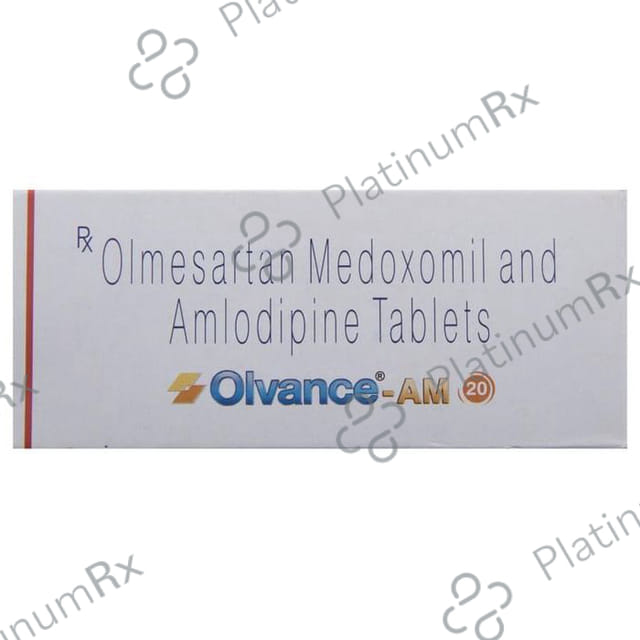 Olvance AM 20 5/20mg Tablet 10s