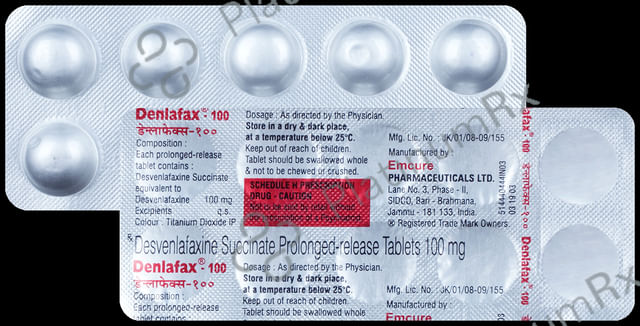 Denlafax 100 Tablet PR 10s