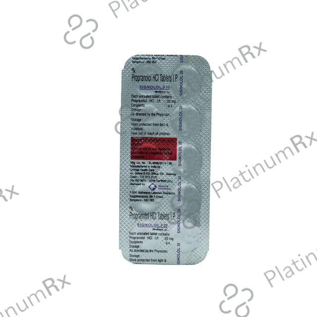 Signolol 20mg Tablet