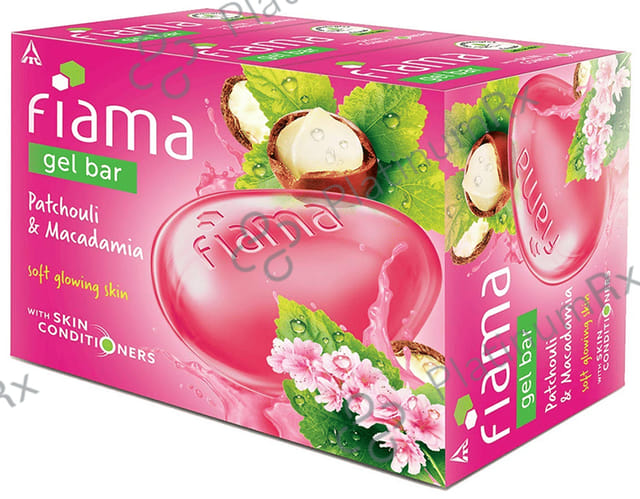 Fiama Gel Bar (125gm Each) Patchouli & Macadamia