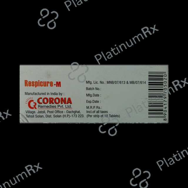 Respicure M 5/10mg Tablet 10s