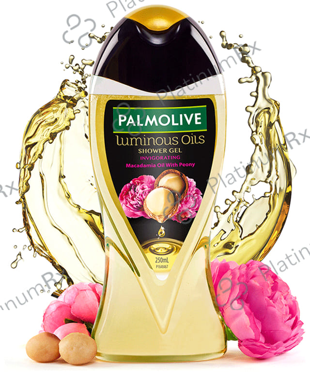 Palmolive Invigorating Macadamia Oils with Peony Luminous Oils Shower Gel