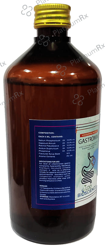 LDD Bioscience Gastromin Syrup 450 ml