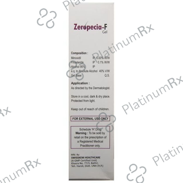 Zeropecia F Gel 60gm