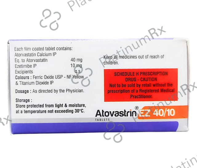 Atovastrin Ez 40/10mg Tablet 10s