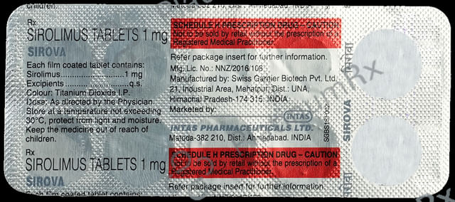 Sirova 1mg Tablet