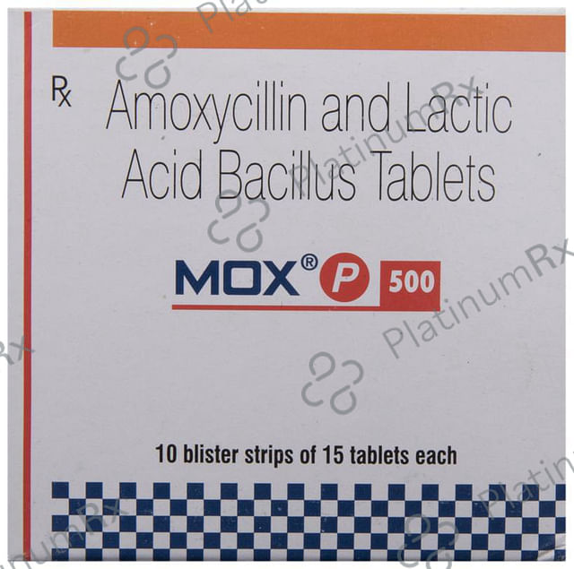 Mox P 500mg/60M Tablet 15s