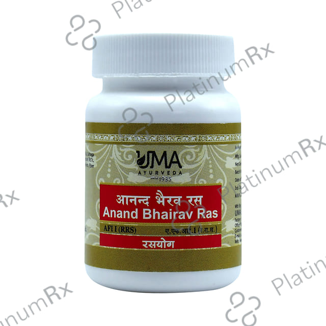 Uma Ayurveda Anand Bhairav Ras Tablet 80 tablets