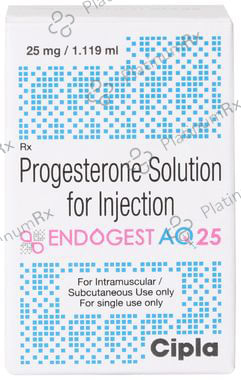 Endogest AQ 25 Injection 1.119ml