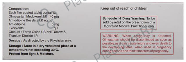 Olmax 5/40mg AM Tablet 15s