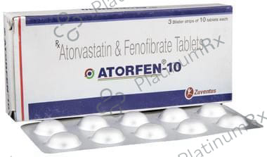 Atorfen 10/160mg Tablet 10s
