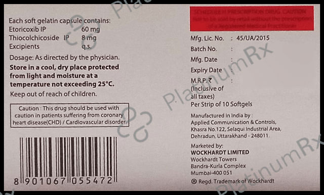 Etobrix-TH8 Soft Gelatin Capsule