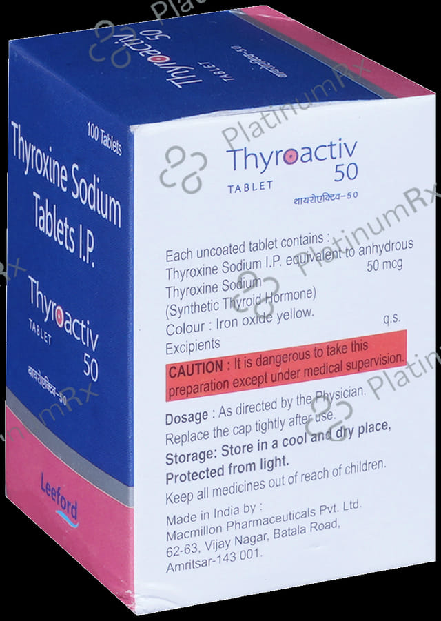 Thyroactiv 50 Tablet