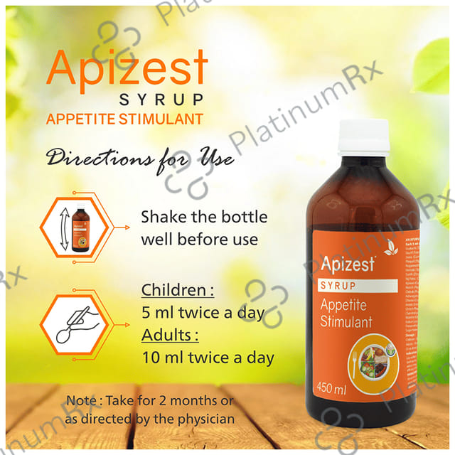 Apizest Syrup (450ml Each) 1 Bottle