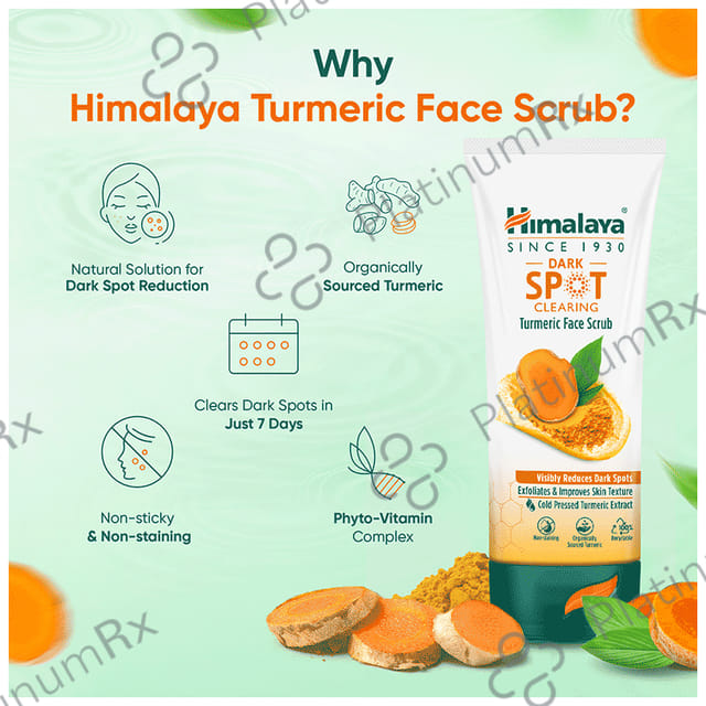Himalaya Dark Spot Clearing Face Scrub Turmeric 50 gm