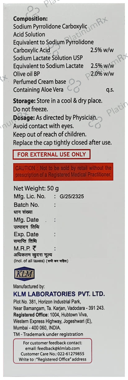 Nevlon Moisturizing Cream - Soothes, Moisturises & Hydrates Dry Skin Cream