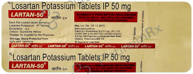 Lartan 50 Tablet