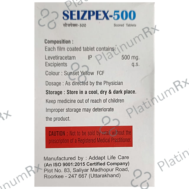 Seizpex 500 Tablet