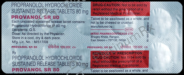 Provanol SR 80 Tablet