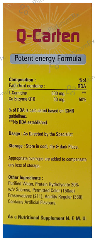 Q-Carten Syrup Pineapple Sugar Free