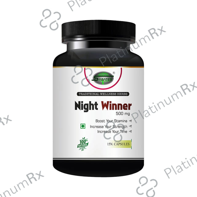 Sabates Night Winner Capsule 15 capsules