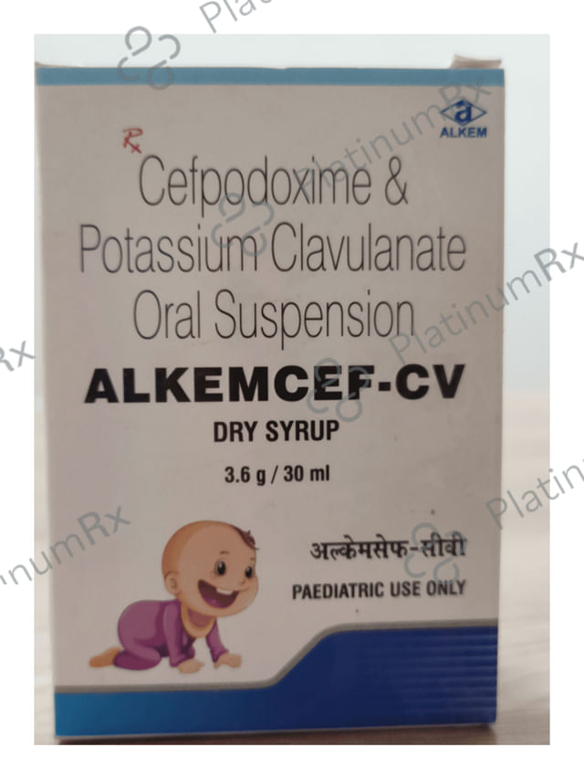 Alkemcef CV 50/31.25mg Dry Syrup 30ml