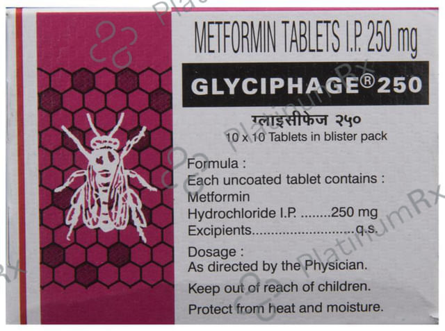 Glyciphage 250mg Tablet 10s
