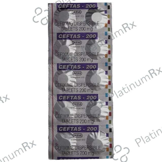 Ceftas 200mg Tablet 10s