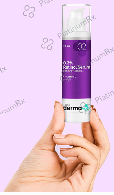 The Derma Co 0.3% Retinol Night Face Serum - For Spotless Skin