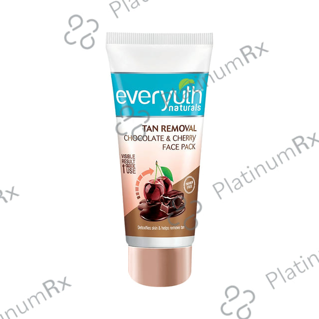 Everyuth Naturals Pure & Light Tan Removal Pack Chocolate & Cherry