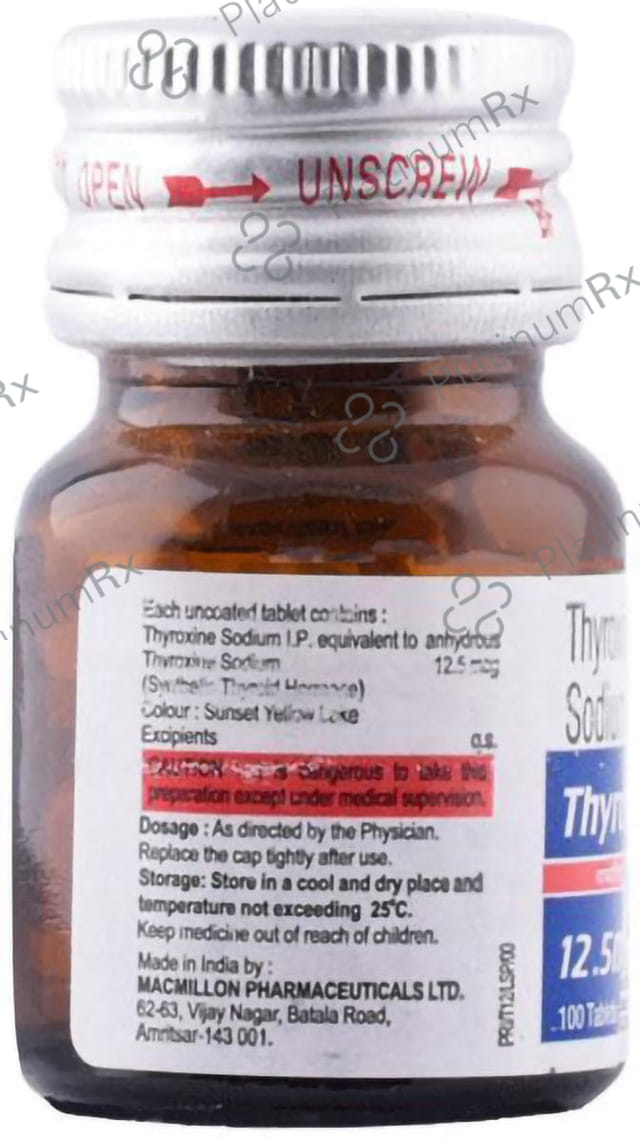 Thyrorich 12.5mcg Tablet 100s