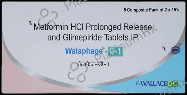 Walaphage G 1/500mg Tablet PR 15s