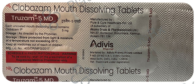 Truzam 5mg MD Tablet 10s