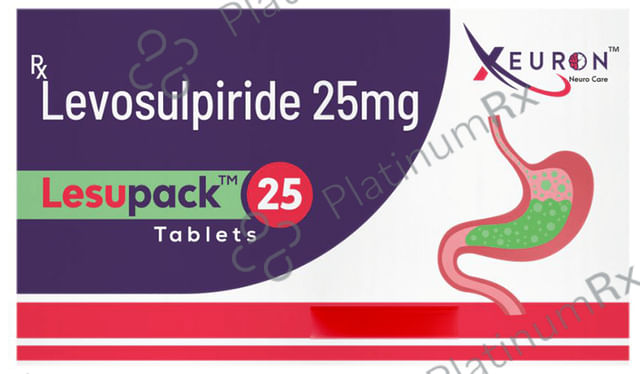 Lesupack 25mg Tablet 10s